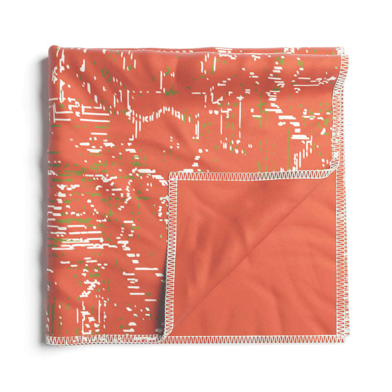 Burton lens cloth, folded