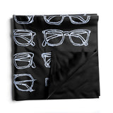 Slate lens cloth, folded